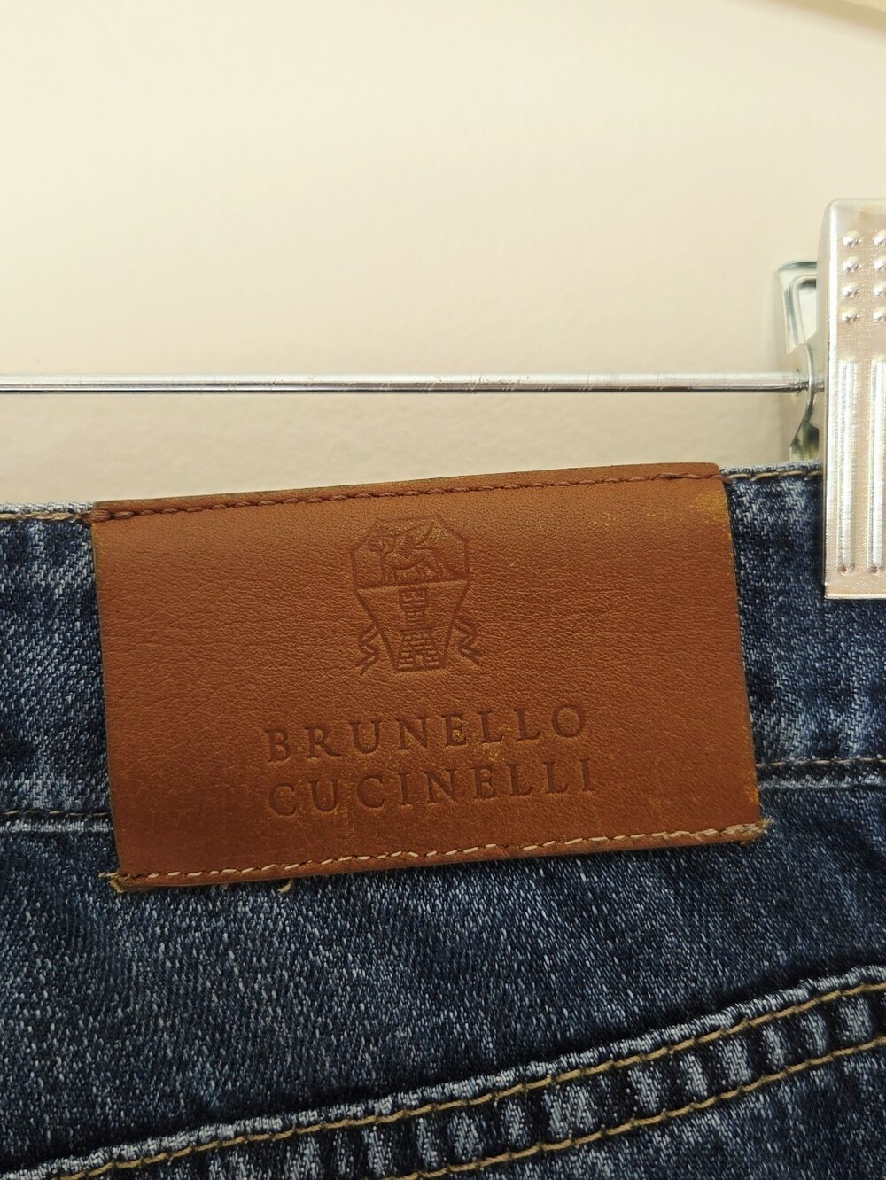 Brulello Cucinelli Lightweight denim traditional fit five-pocket trousers Sz 50 - Picture 5 of 15